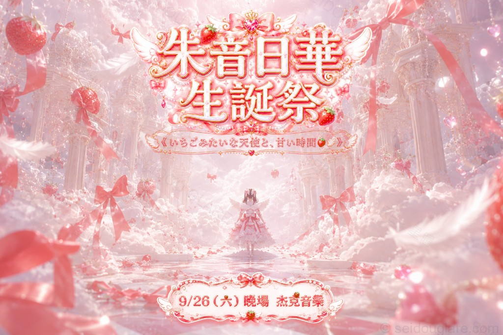 朱音日華 2026 生誕祭 宣傳海報
